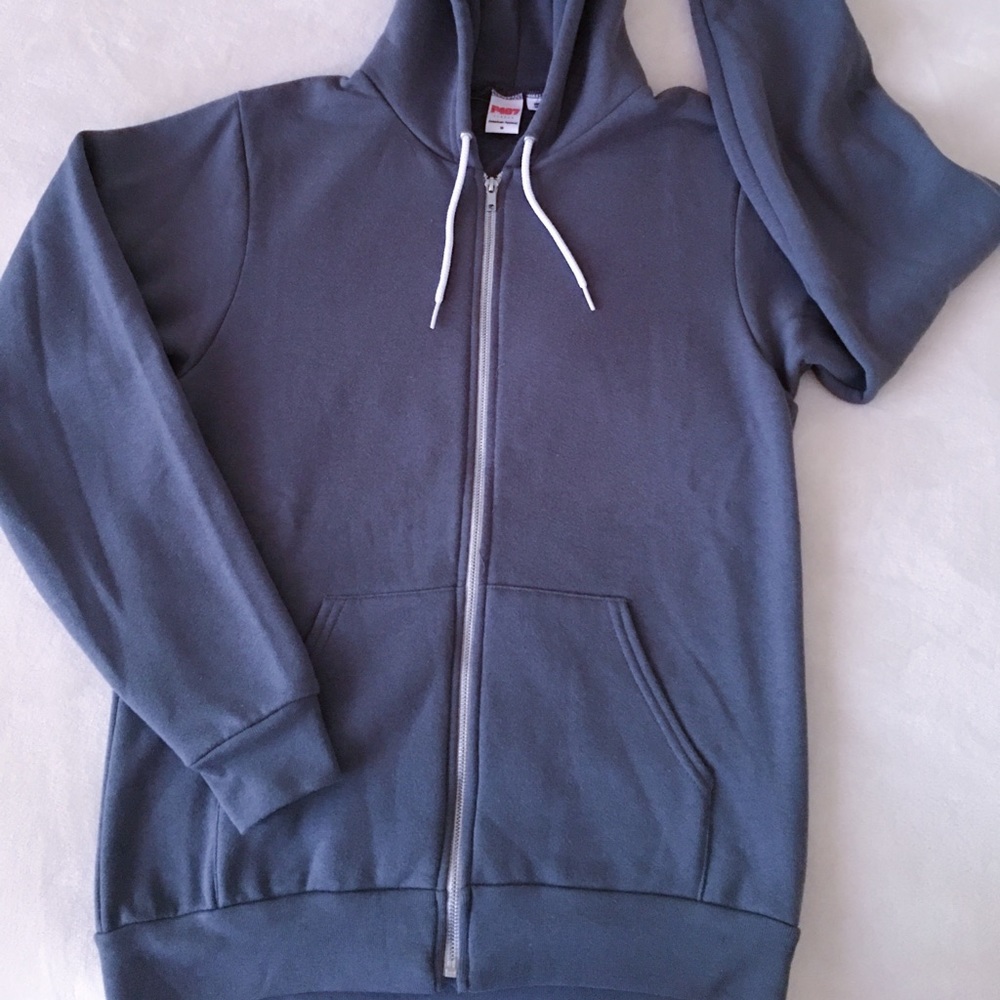 American Apparel unisex flex fleece zip hoodie